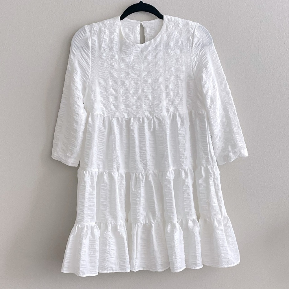 Mini white dress